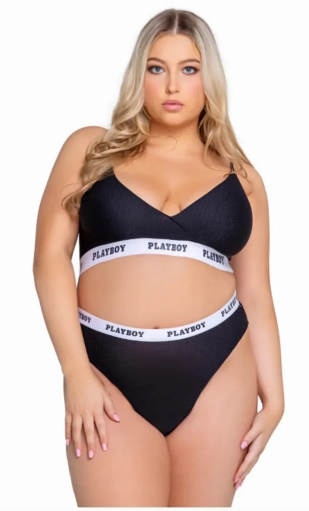 Playboy Curvy Set Black
