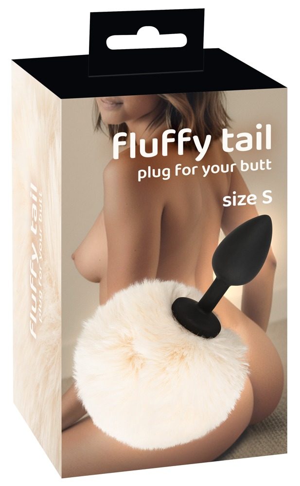 Analplug ?fluffy tail size S? mit Kunstfell-Puschel