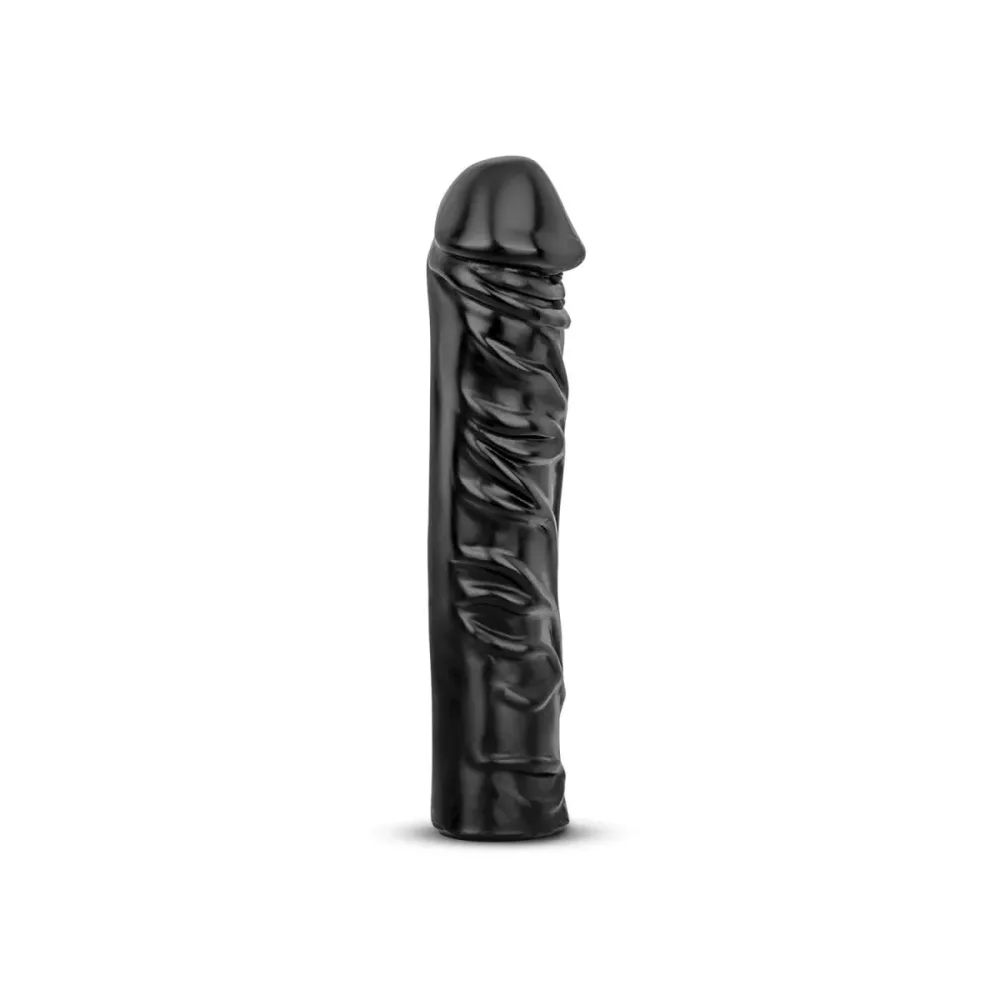 All Black Realistic Dildo Black 33cm