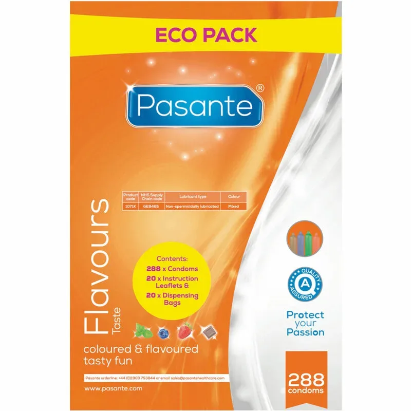 Pasante Kondome Eco Pack Aromen 288 Stück