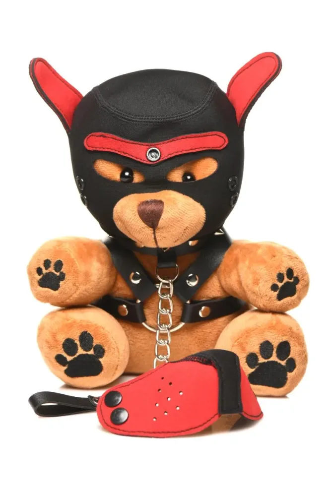 Maskierter Bondage-Bär