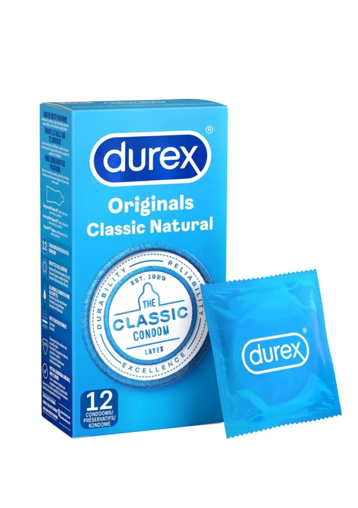 Durex Classic Natural 6 x 12 Kondome