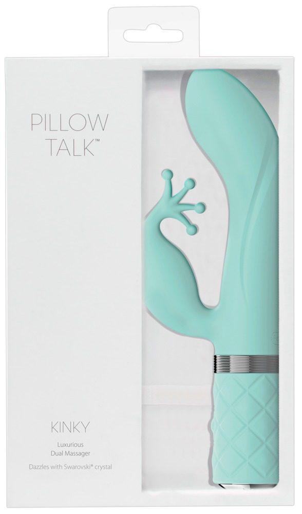 Rabbitvibrator ?Kinky Luxurious Dual Massager? mit Swarovski®-Kristall