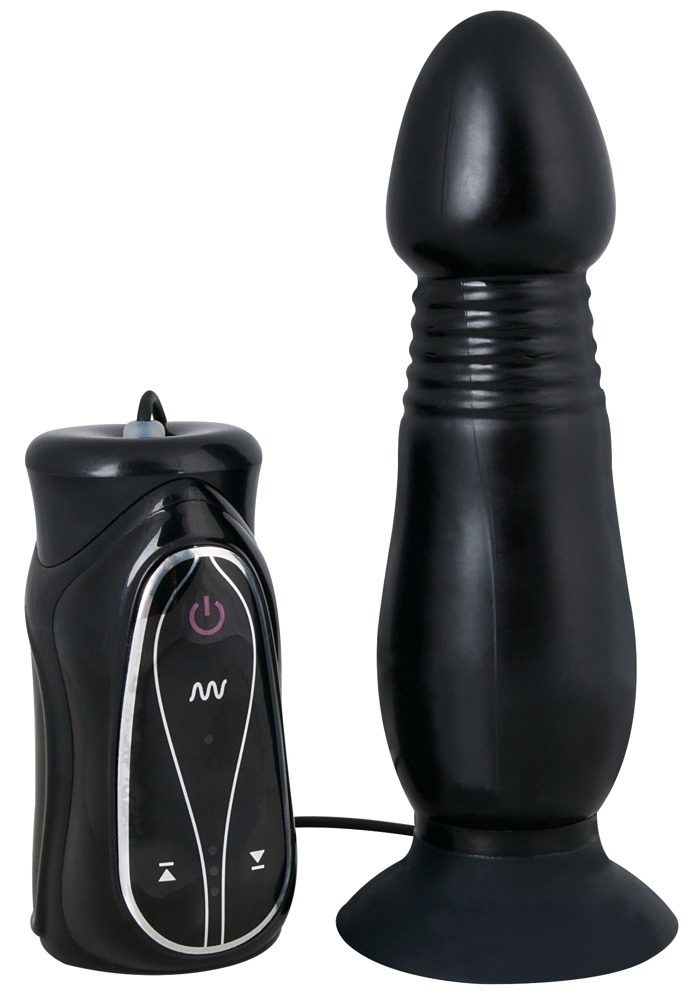 Analplug ?Anal Pusher? mit Stoßfunktion und Vibration