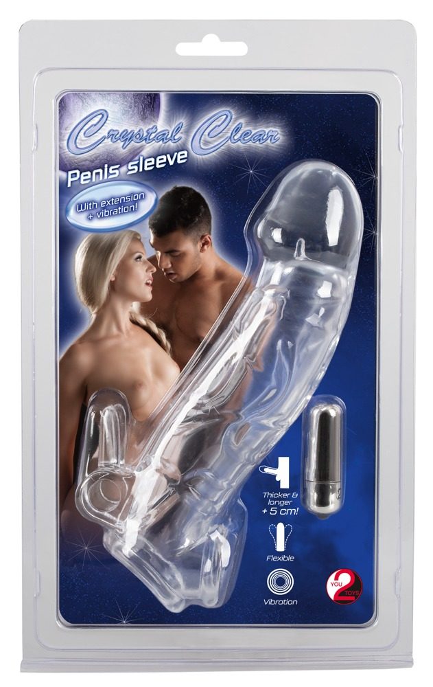Penishülle ?Penis sleeve with extension and vibration?