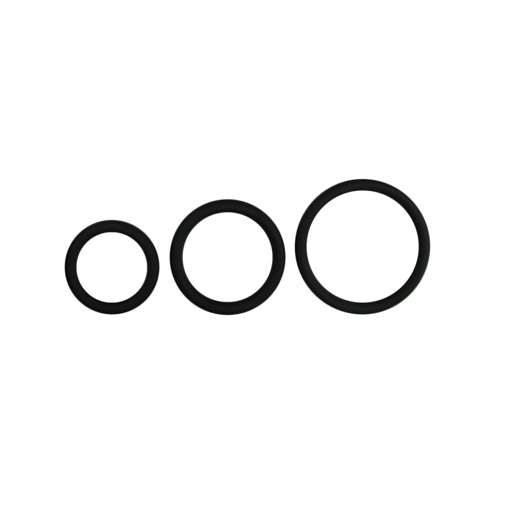Cock Ring Set schwarz