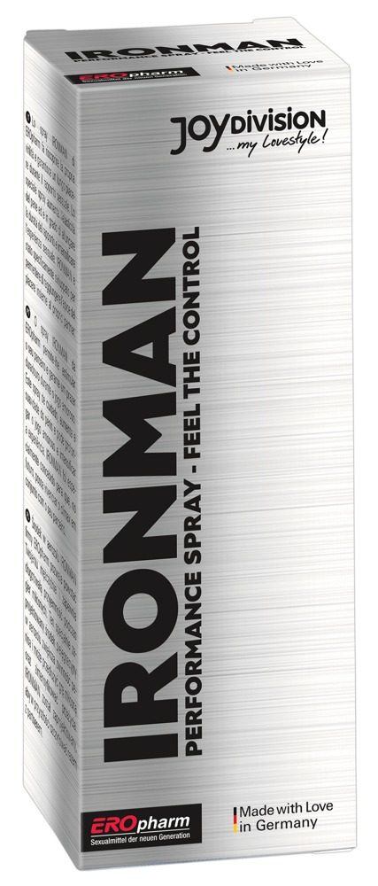 Penisspray ?Ironman Performance Spray - Feel the Control?