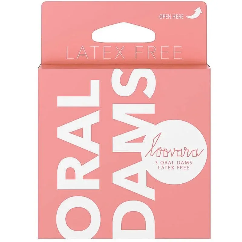 Loovara Oral Dams Latexfreie Oralbarriere 3 Stück