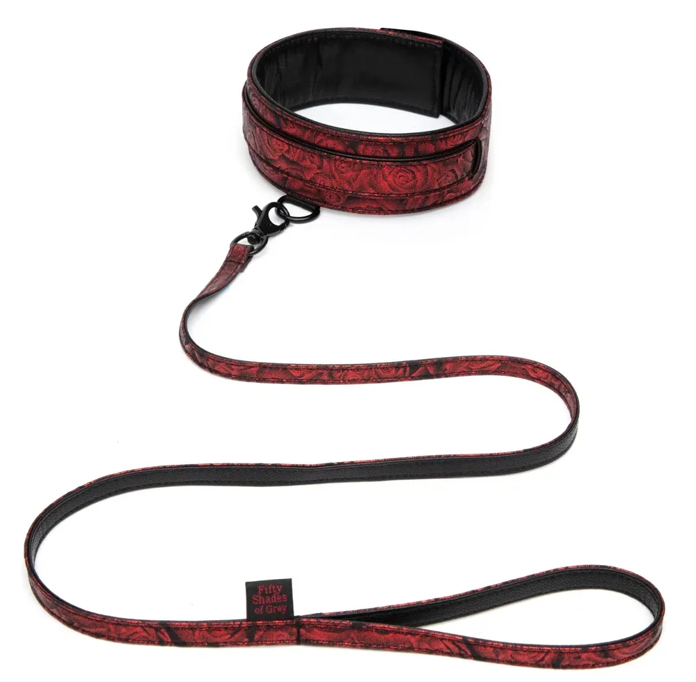 Halsfessel mit Leine ?Sweet Anticipation Collar and Lead?, verstellbar