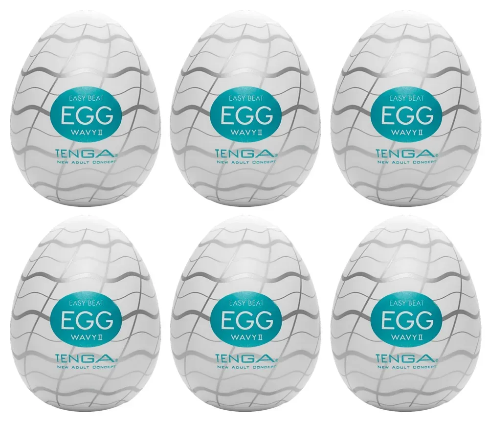 Tenga Egg Wavy II 6 Stück