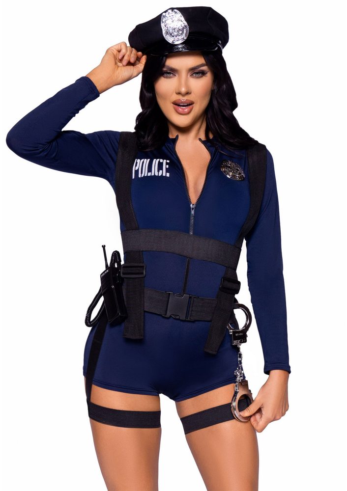 Leg Avenue Flirty Cop Romper