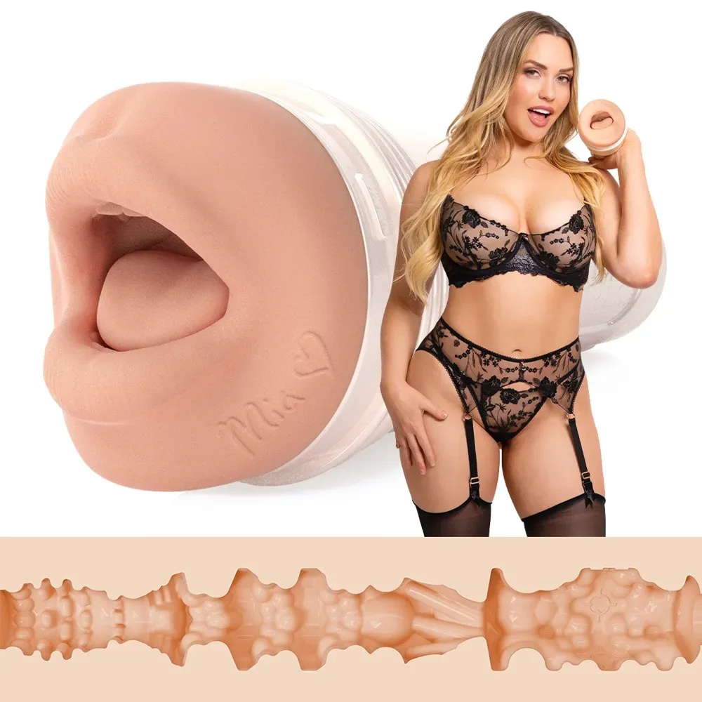 Fleshlight Girls Mia Malkova Headshot Blow Job Masturbator, Oral - Amorana
