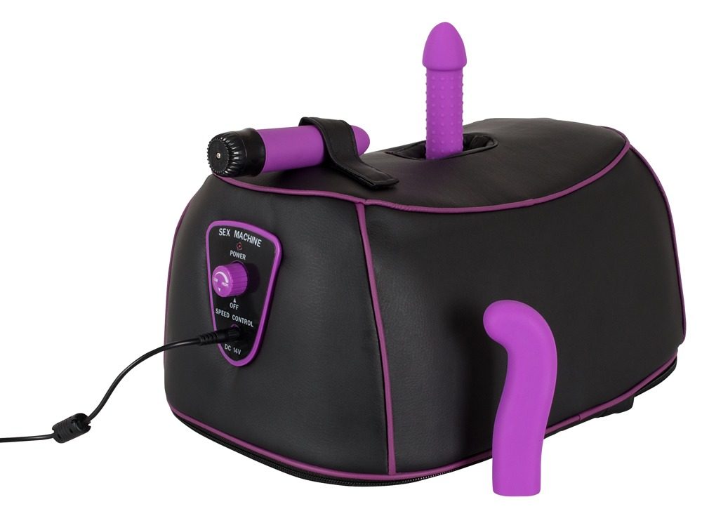 Sexmaschine ?Rotating G-&P-Spot? mit 2 Aufsätzen