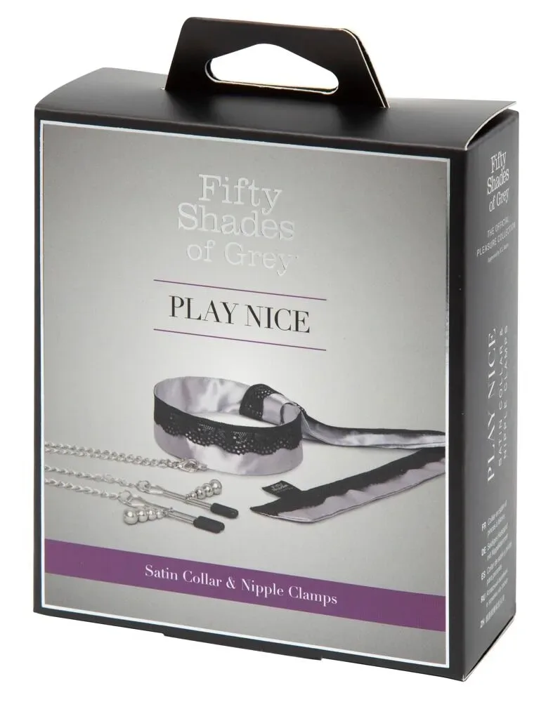 Fifty-Shades-of-Grey Collar and Clamps Nippelklemmen