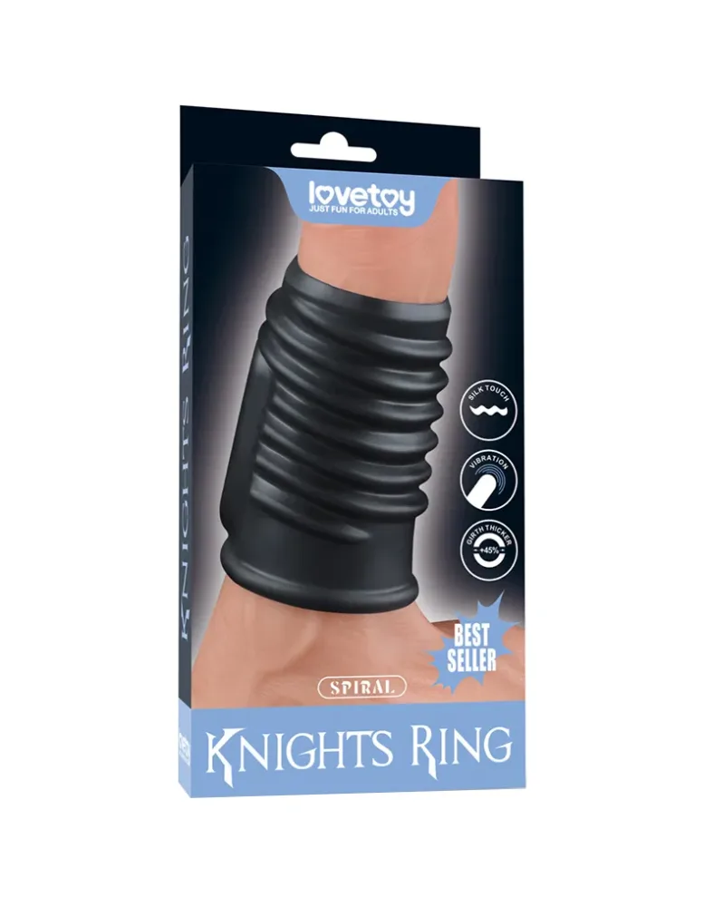 Vibrating Penis Sleeve Spiral Knights Ring