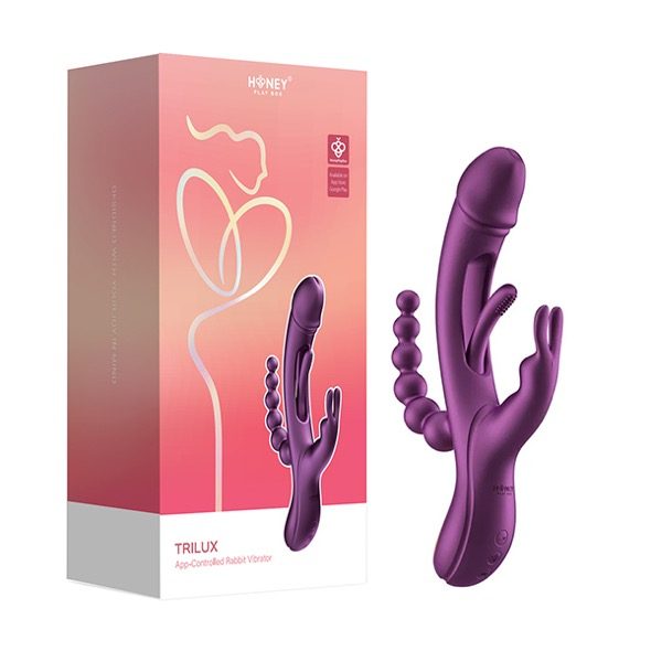 Trilux Rabbit Vibrator Purple