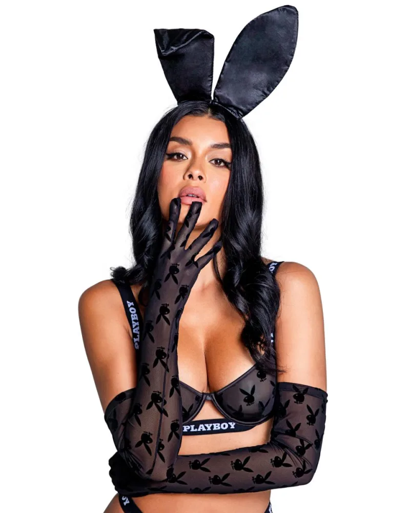 Playboy Bunny Noir Handschuhe
