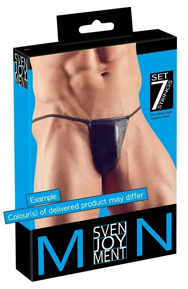 7 Männer-Strings im Set One-Size S-L