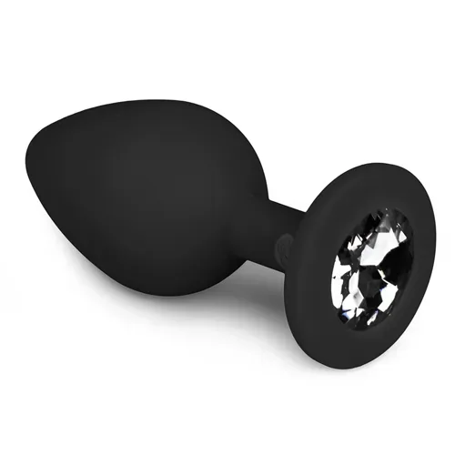 Diamond Analplug Black