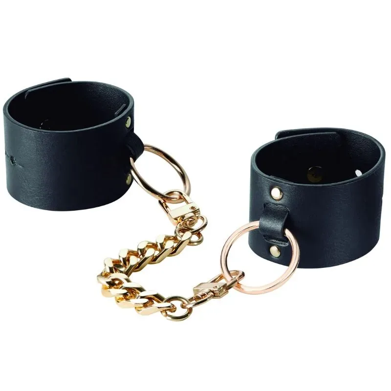 Bijoux-Indiscrets MAZE Wide Cuffs Restraints & Handcuffs[Black], Schwarz - Amorana