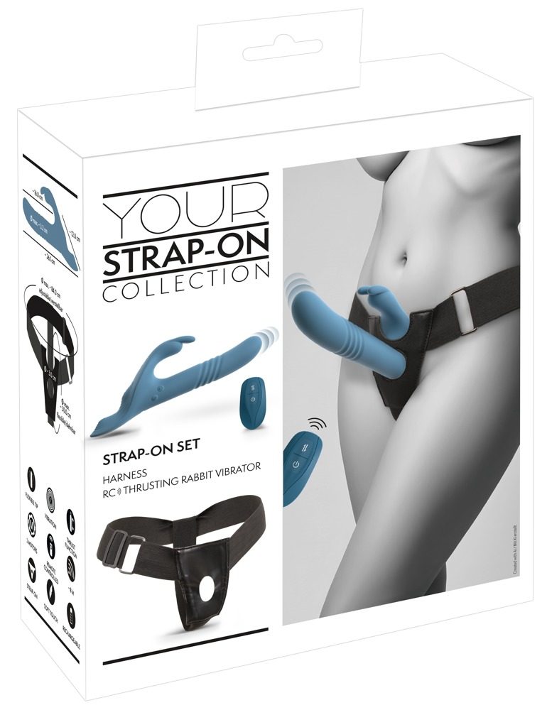 3-teiliges Strap-on-Set