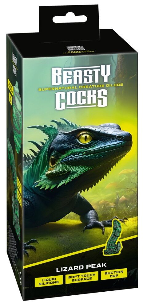 Dildo ?Lizard Peak? mit Saugfuß