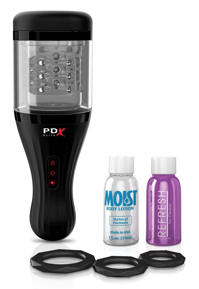 Masturbator ?Elite Talk Dirty Rotobator?, mit 7 Rotationsmodi, in der Dose