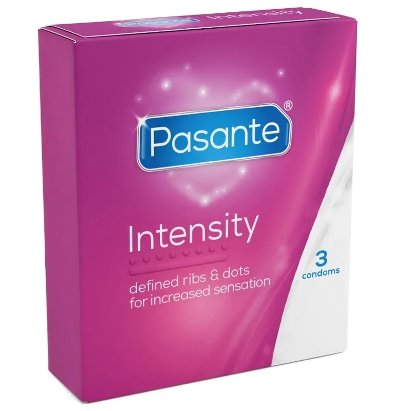 Pasante Ribs & Dots Intensity Kondome 3 Stück