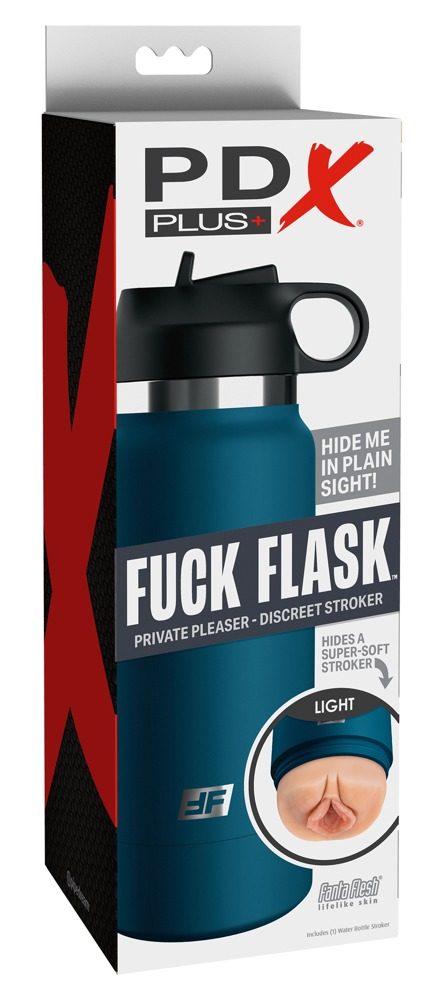 Masturbator ?Fuck Flask Private Pleaser? in neutraler Trinkflaschen-Optik