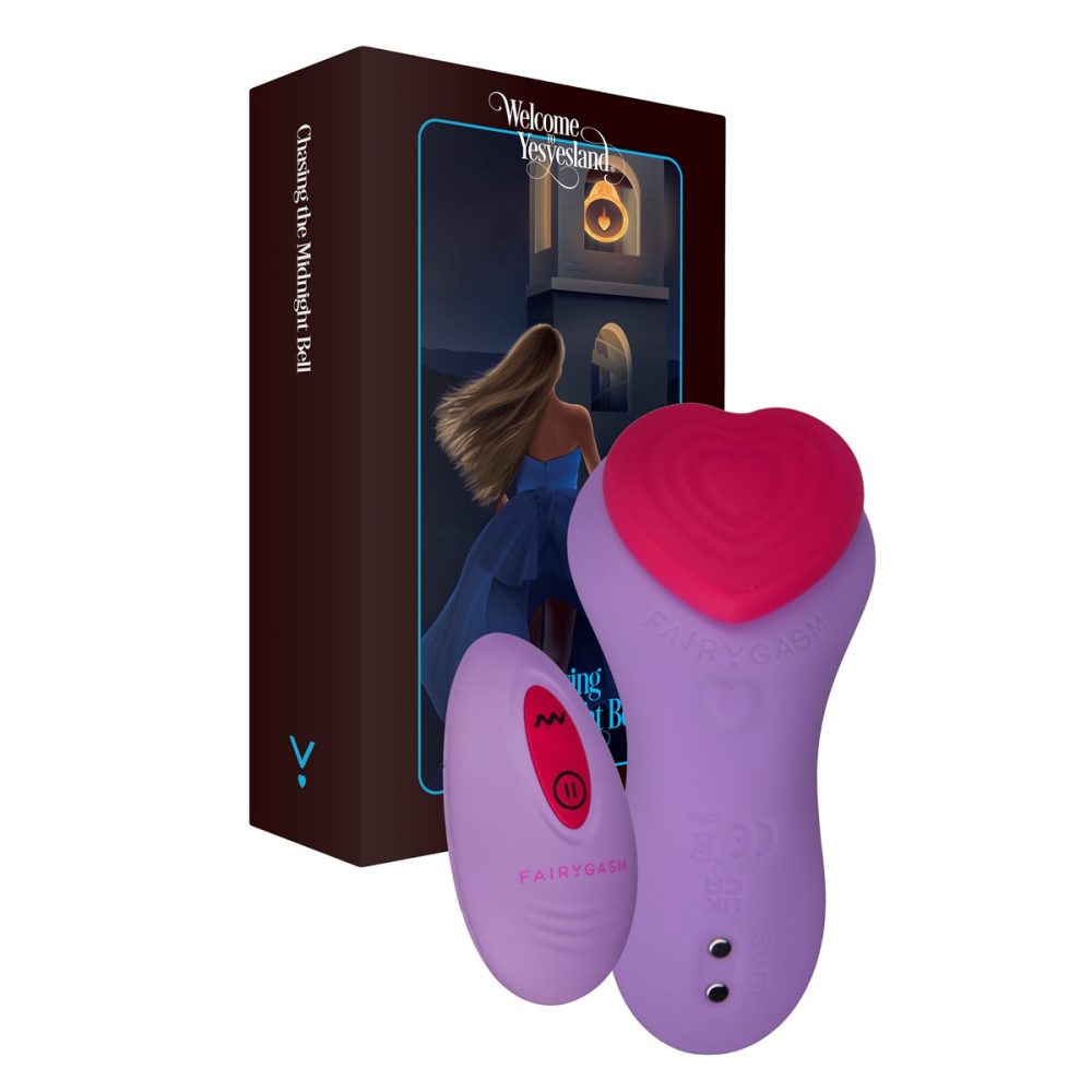 Fairygasm HeartGem Purple Slip Vibrator