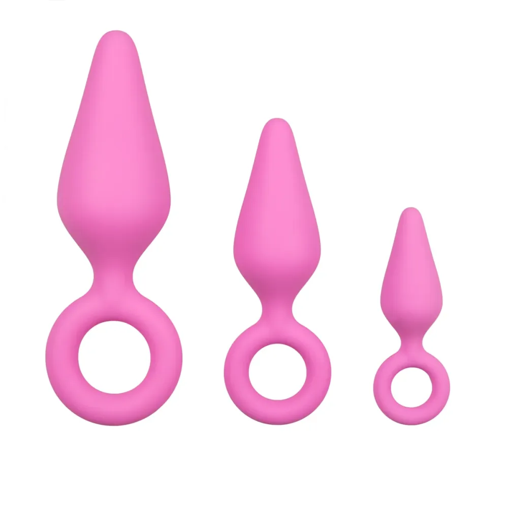 Pointy Buttplug Set Pink