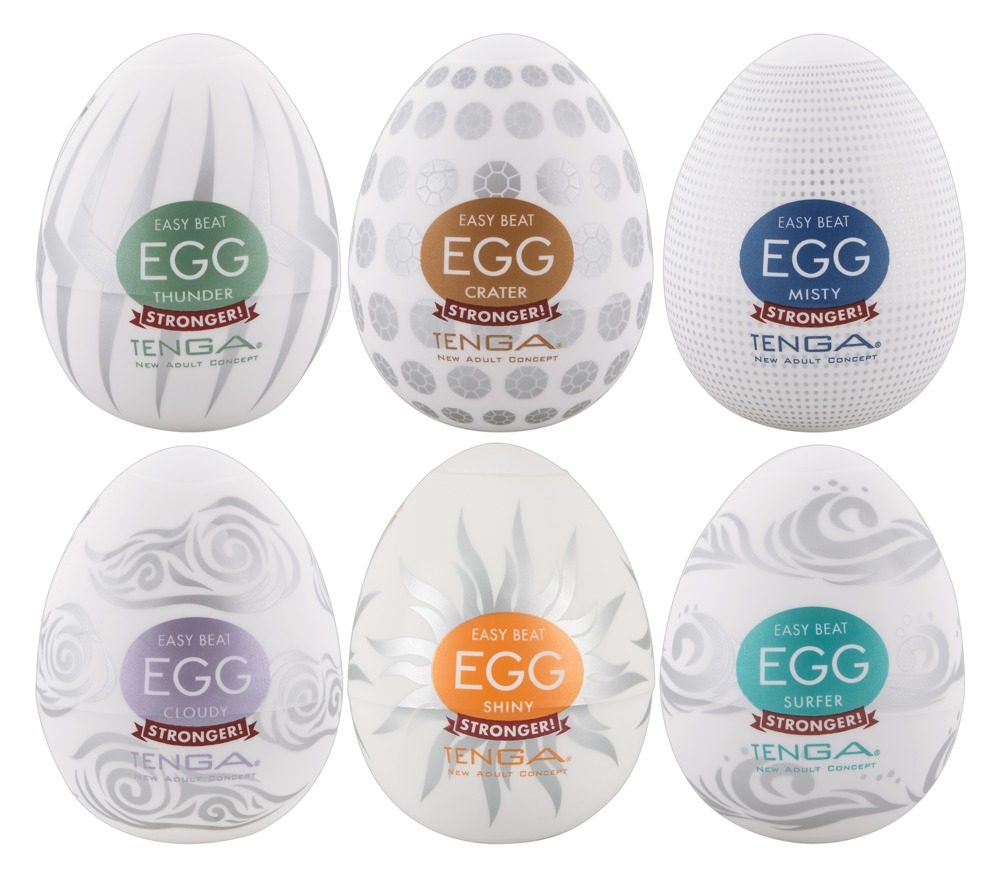 Tenga Masturbations Eggs Variety 6er
