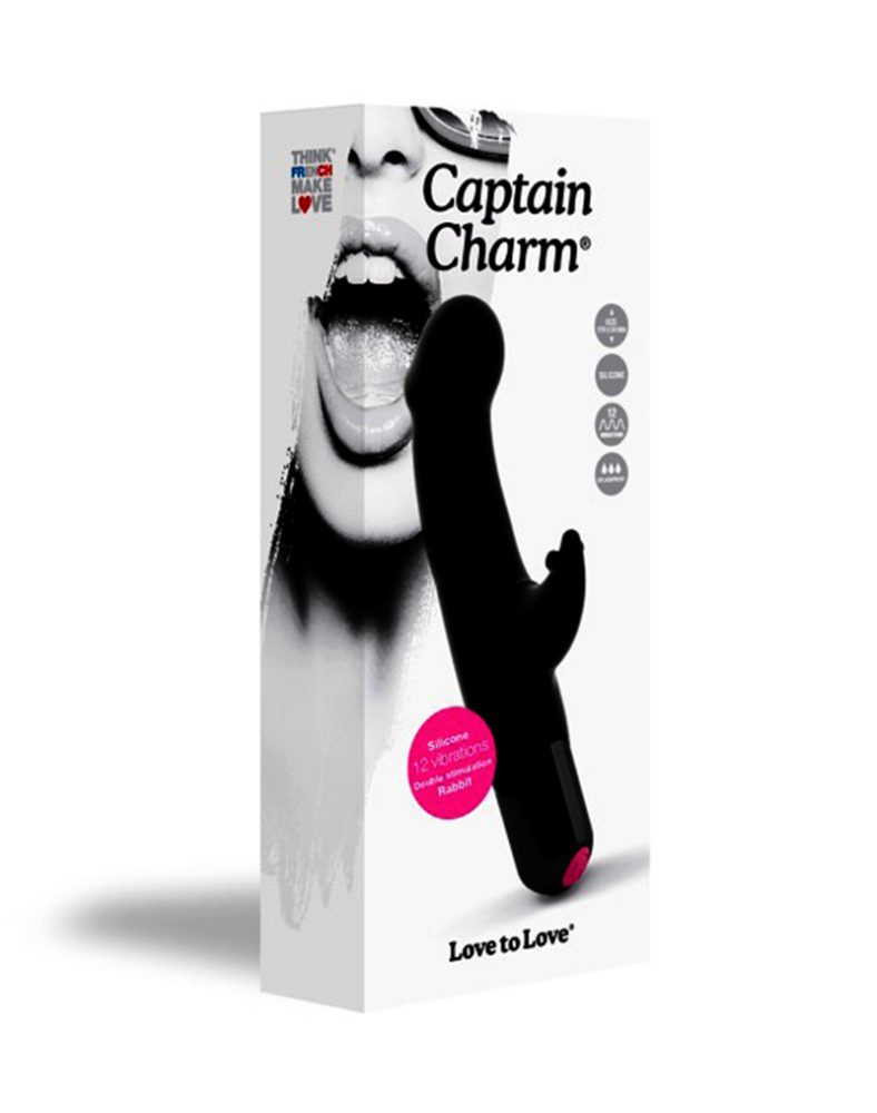 Captain Charm Vibrator Black