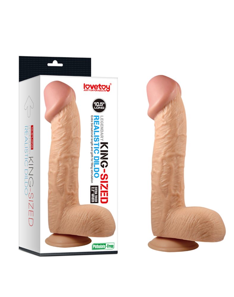 King-Sized Realistic Dildo 10.50"