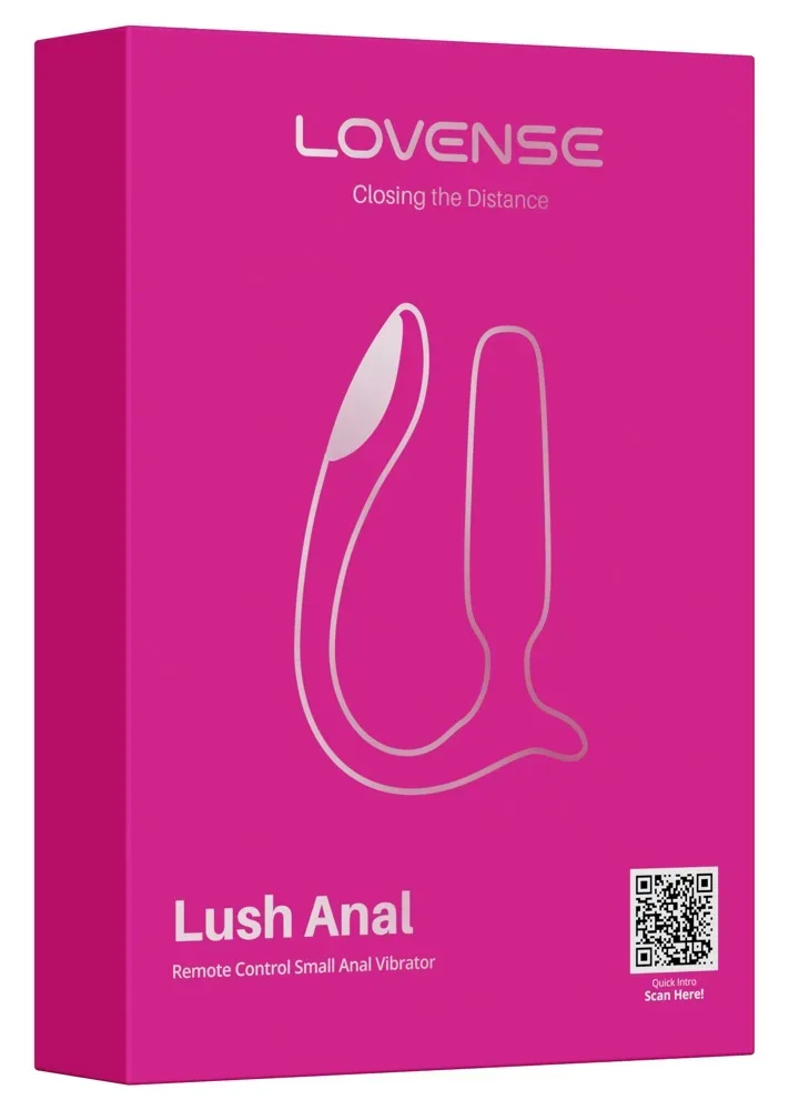 Lovense Lush App-Gesteuerter Vibrierender Anal Plug