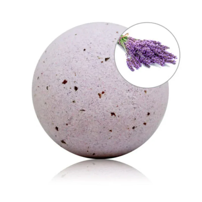 Taloka Badebombe mit Lavendel-Duft und Rosenblüten 140 g