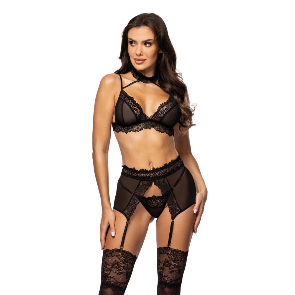 Beauty Night Velvet Sin Set Black
