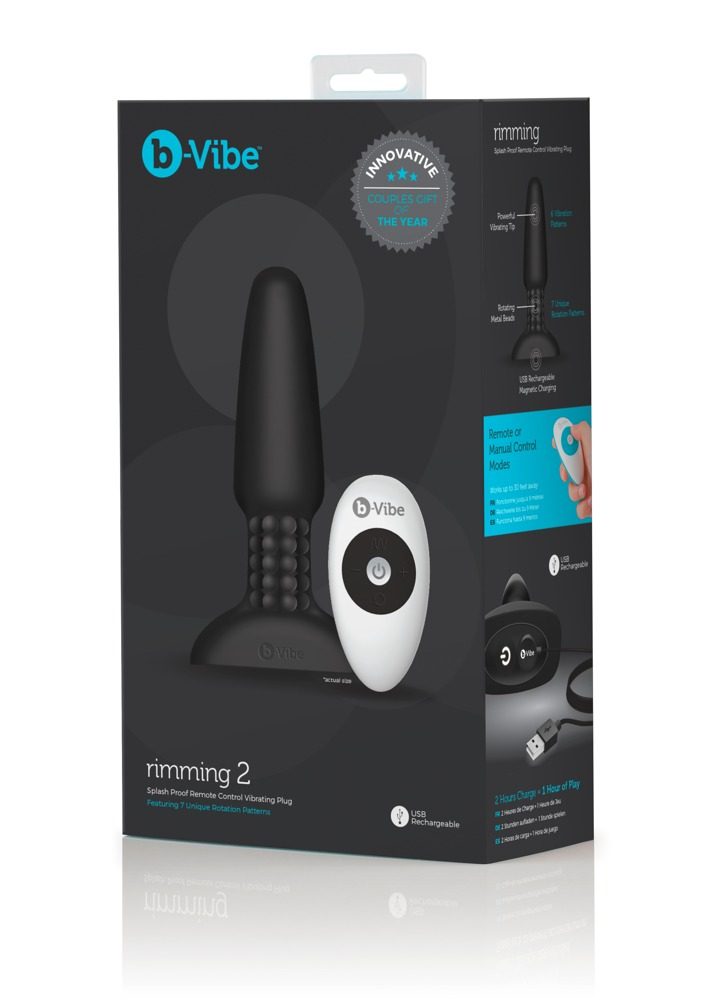 Analvibrator ?Rimming 2? mit Fernbedienung