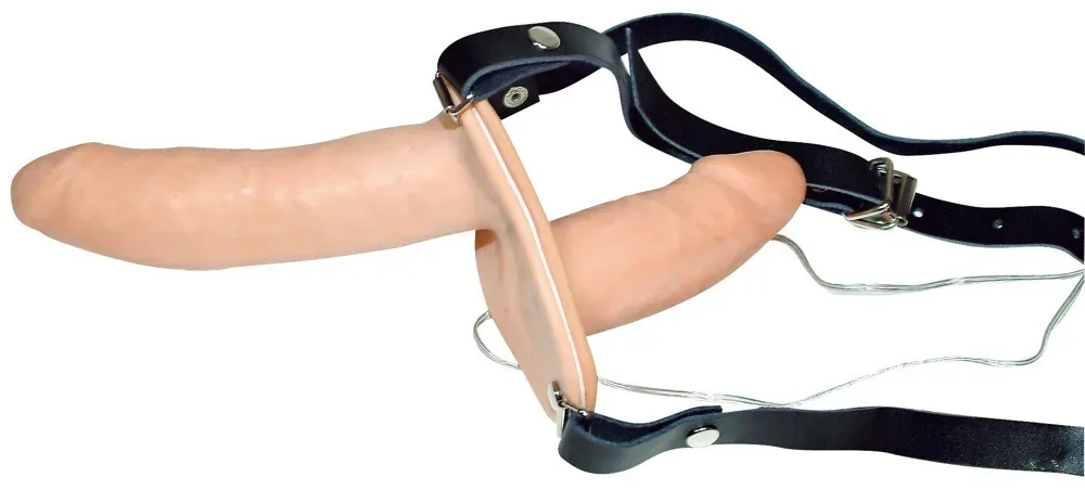 Umschnallvibrator ?Strap-On Duo? mit 2 Vibratoren