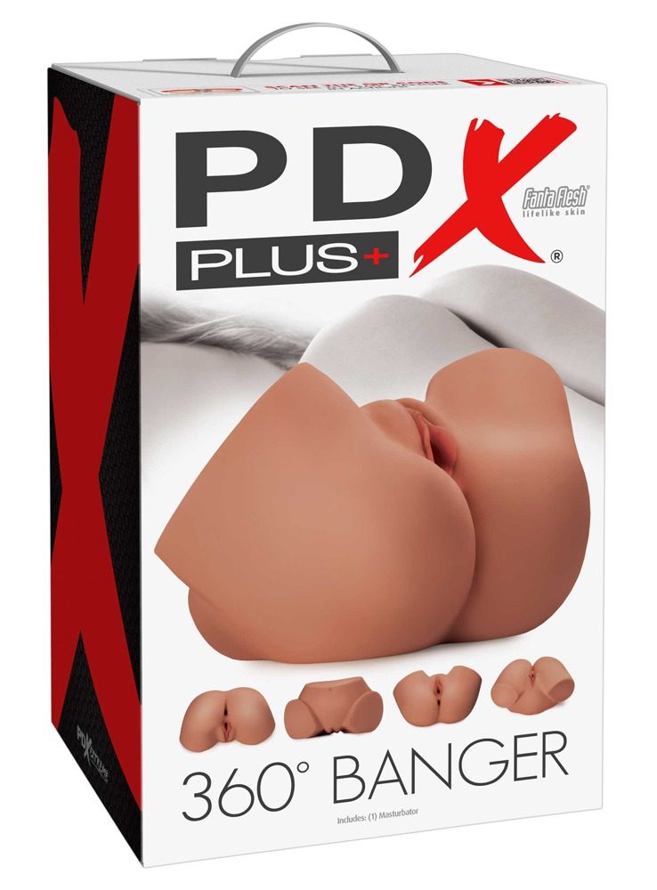 Torso-Masturbator ?360° Banger? mit 2 Lustöffnungen