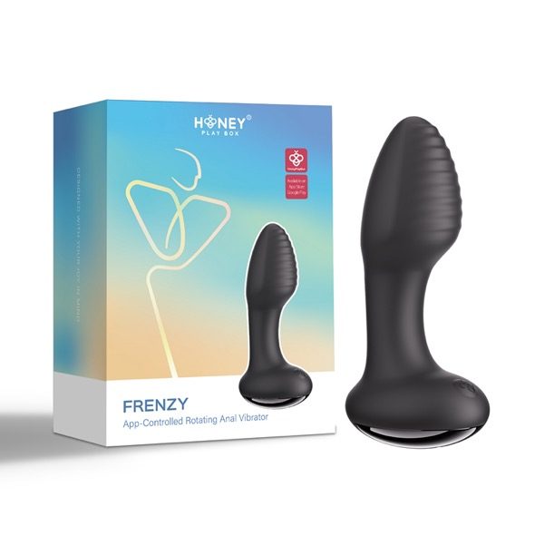 Frenzy Rotating Anal Vibrator Black