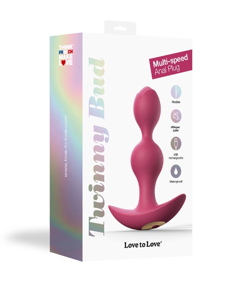 Twinny Bud Vibrator Plum