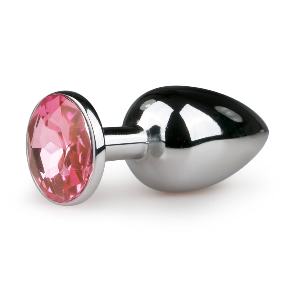 Metall Butt Plug Diamond Pink Small