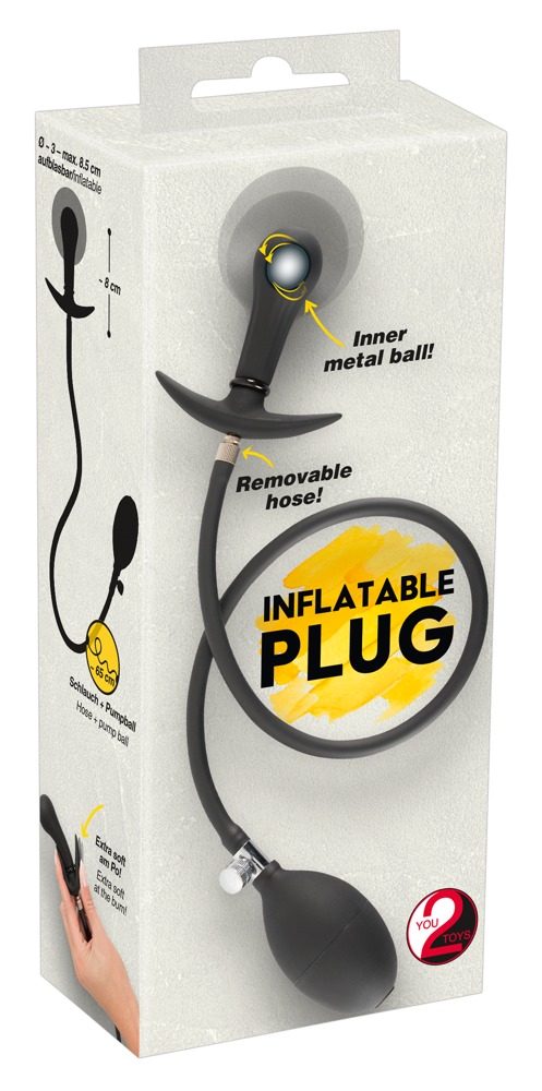 Aufblasbarer Plug ?Inflatable Plug?, mit abnehmbarem Schlauch