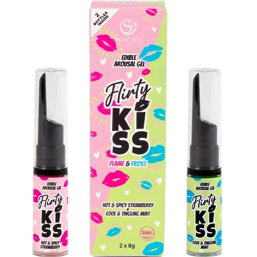 Secret Play Flirty Kiss Gels Erdbeere & Minze 2 x 8 g