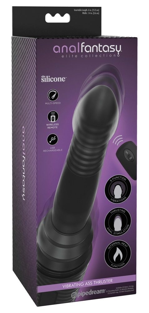 Analvibrator ?Vibrating Ass Thruster? mit Stoßfunktion