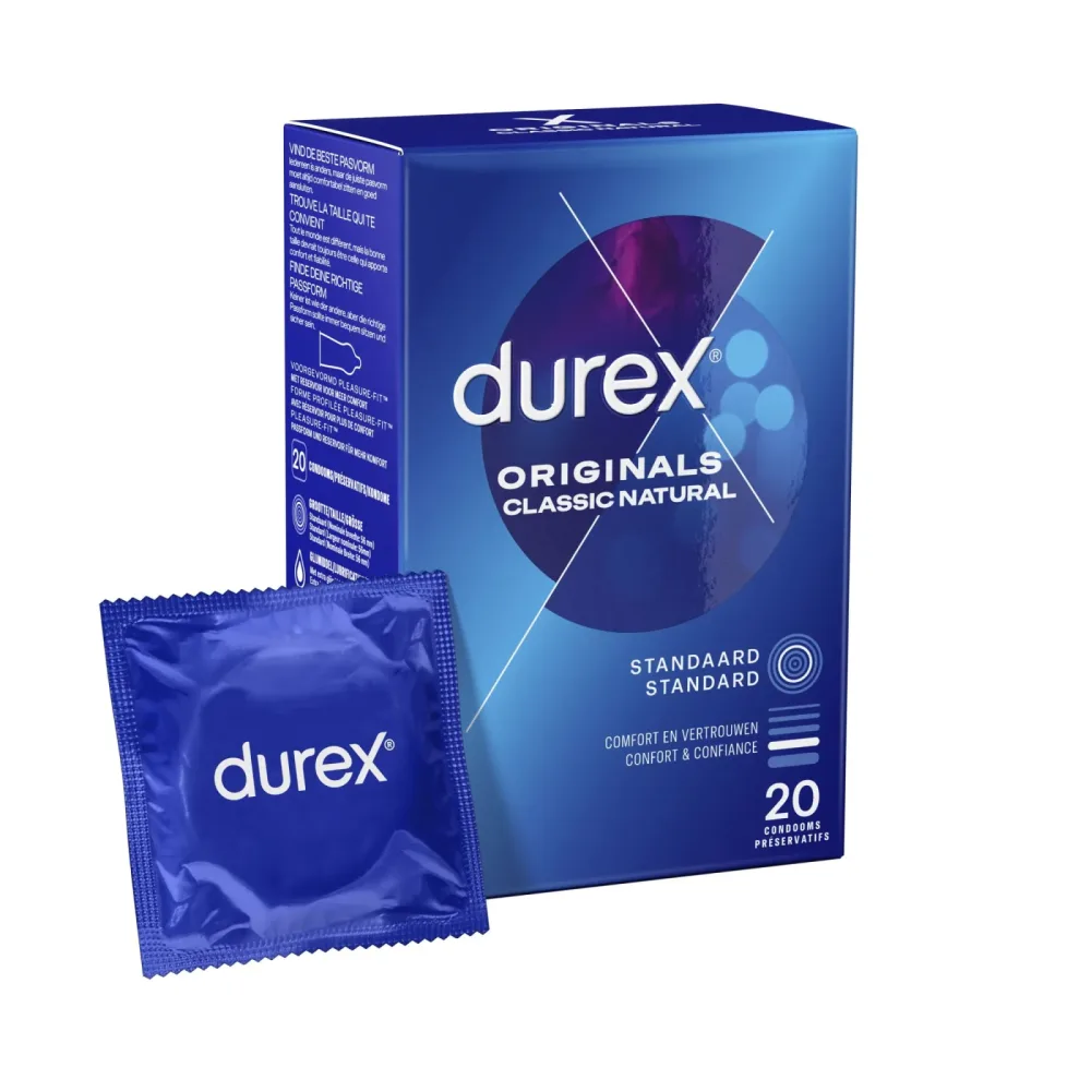 Durex Classic Natural Kondome 20 Stück