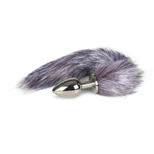 Foxtail-Buttplug Silver
