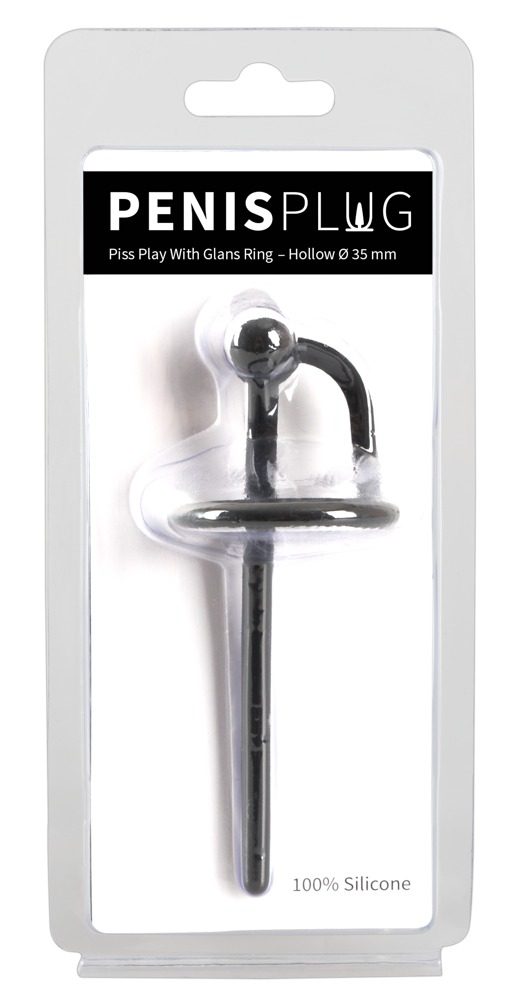 Penisplug ?Piss Play With Glans Ring? mit Eichelring