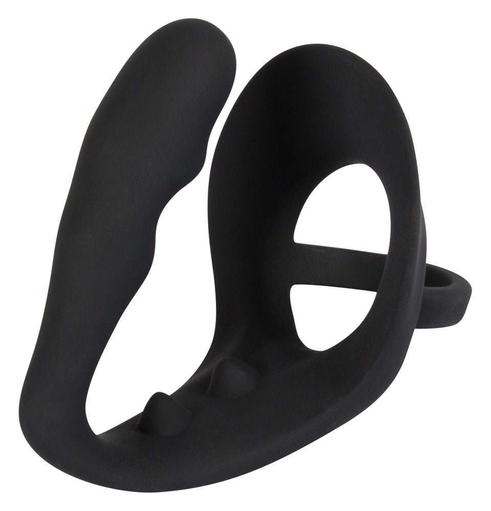 Penis-/Hodenring ?Ring & plug? mit Analplug